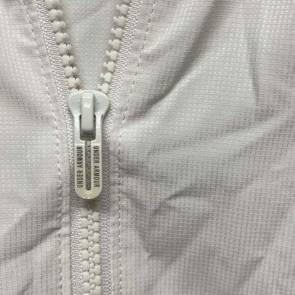 UC Berkeley Cal Bears Womens Size XL Under Armour Quarter Zip Jacket White 60 - Picture 9 of 11